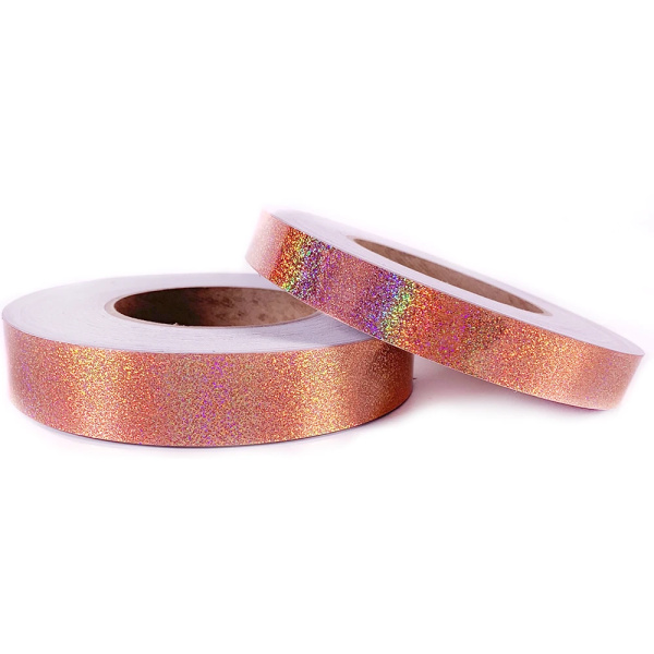 Decorative Hologlitter Tape Copper