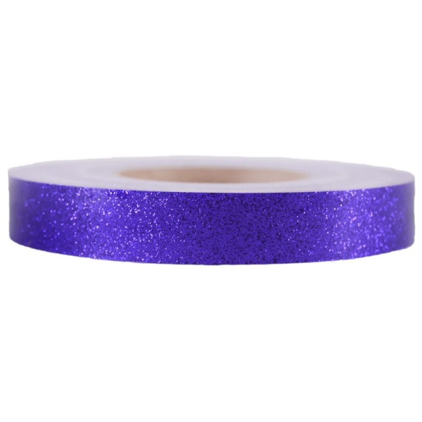 Decorative Glitter Tape Purple Orchid